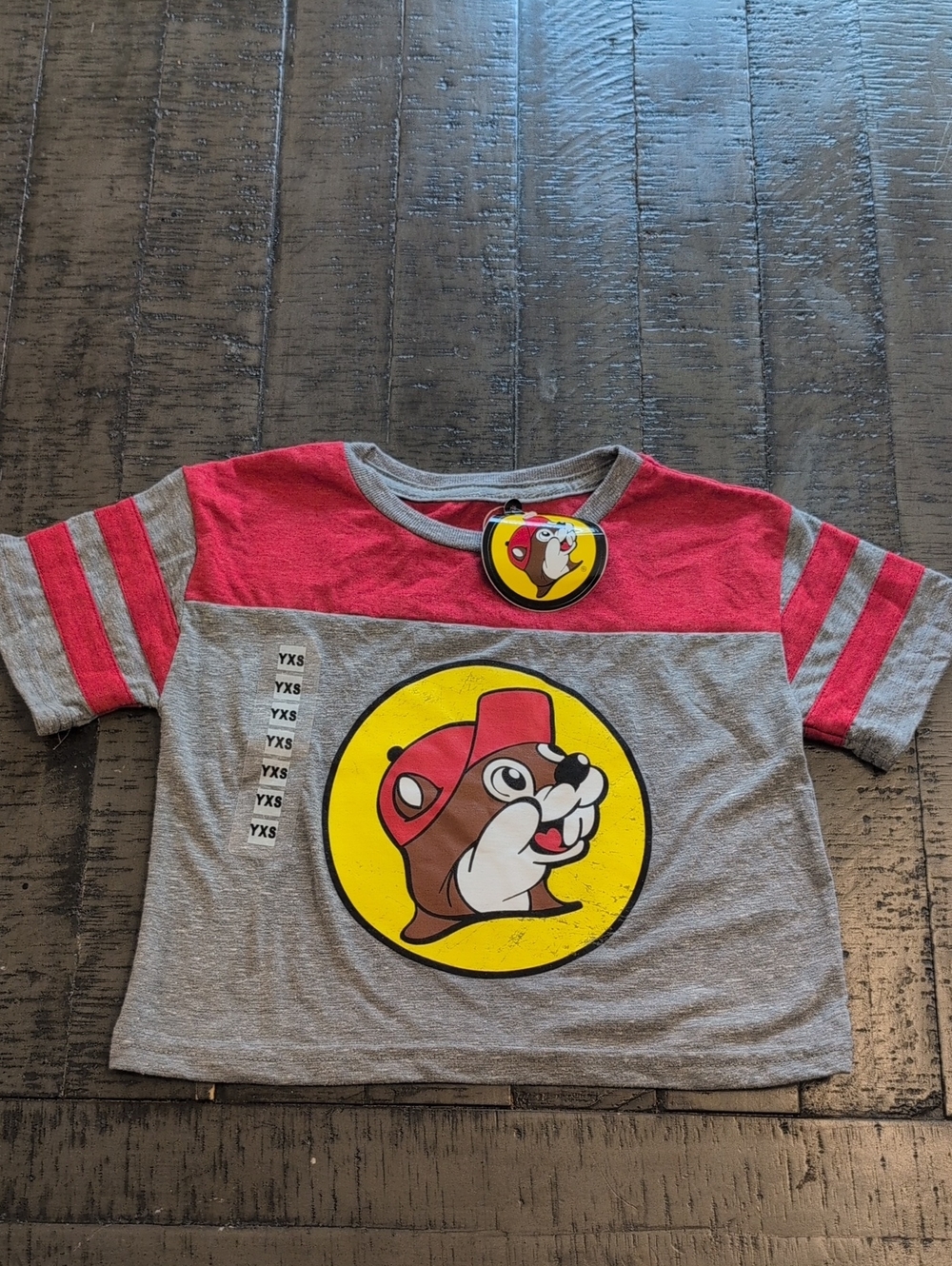 Buc-ee's Logo Crop Shirt Youth XS NWT